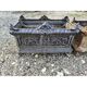 Pair of cast iron planters from 1900 in Charleville-Mézières