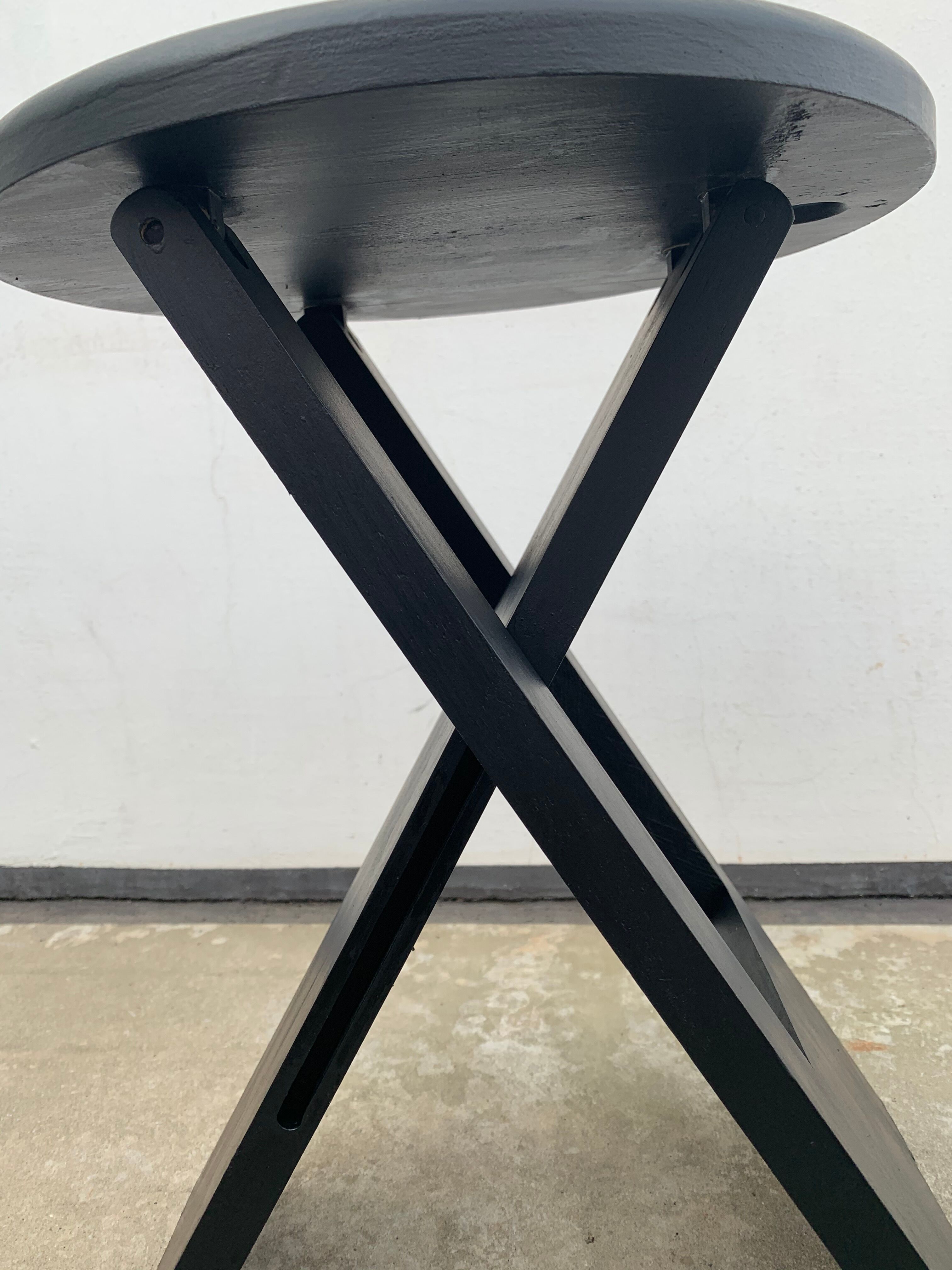 4 adrian Reed and Roger Tallon 1970 wooden folding stools