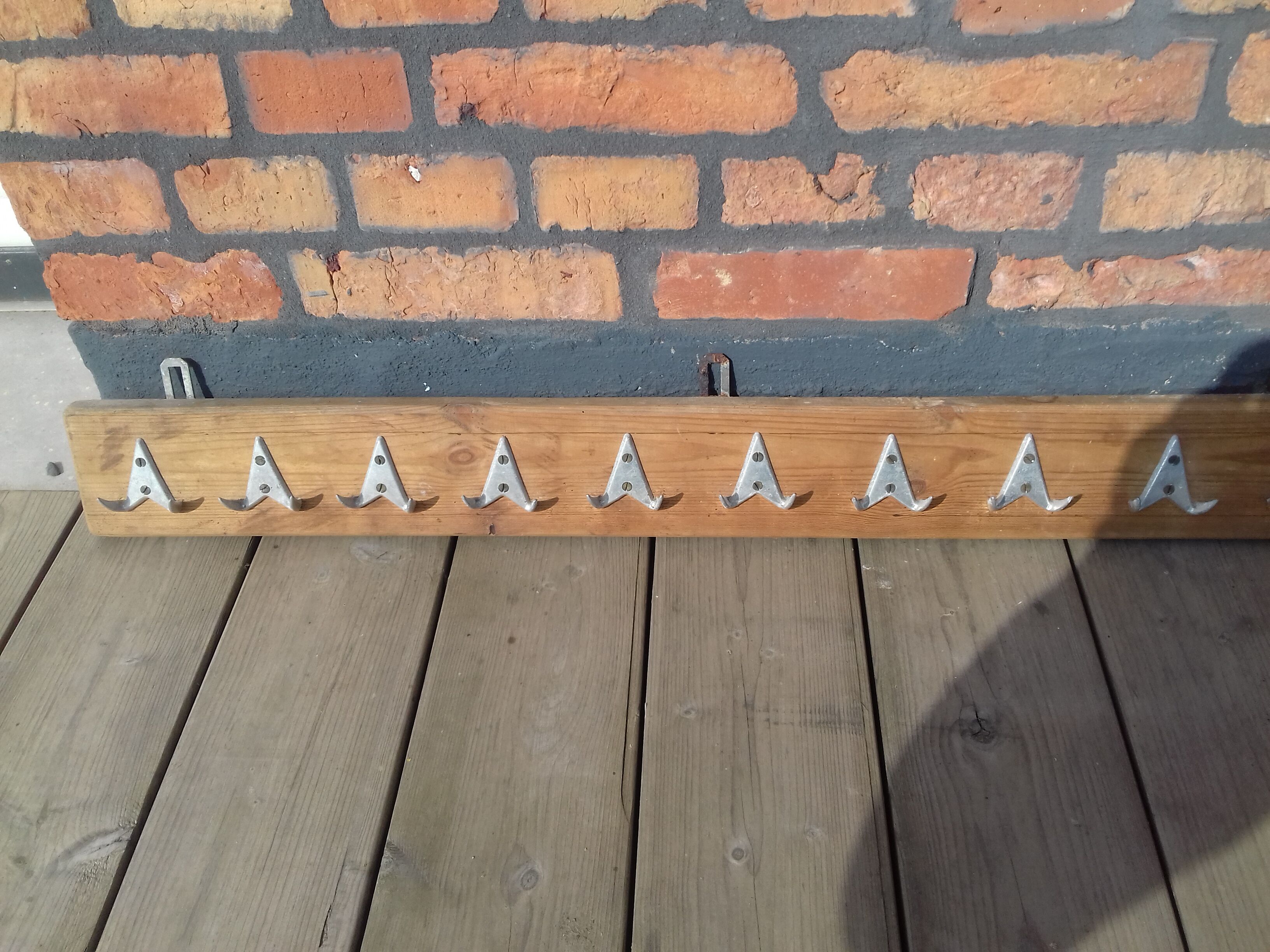 Industrial hook 10 branches 60' vintage