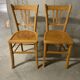 Pair of 1960s bistro chairs