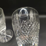 Diamond tip glasses and animal motifs