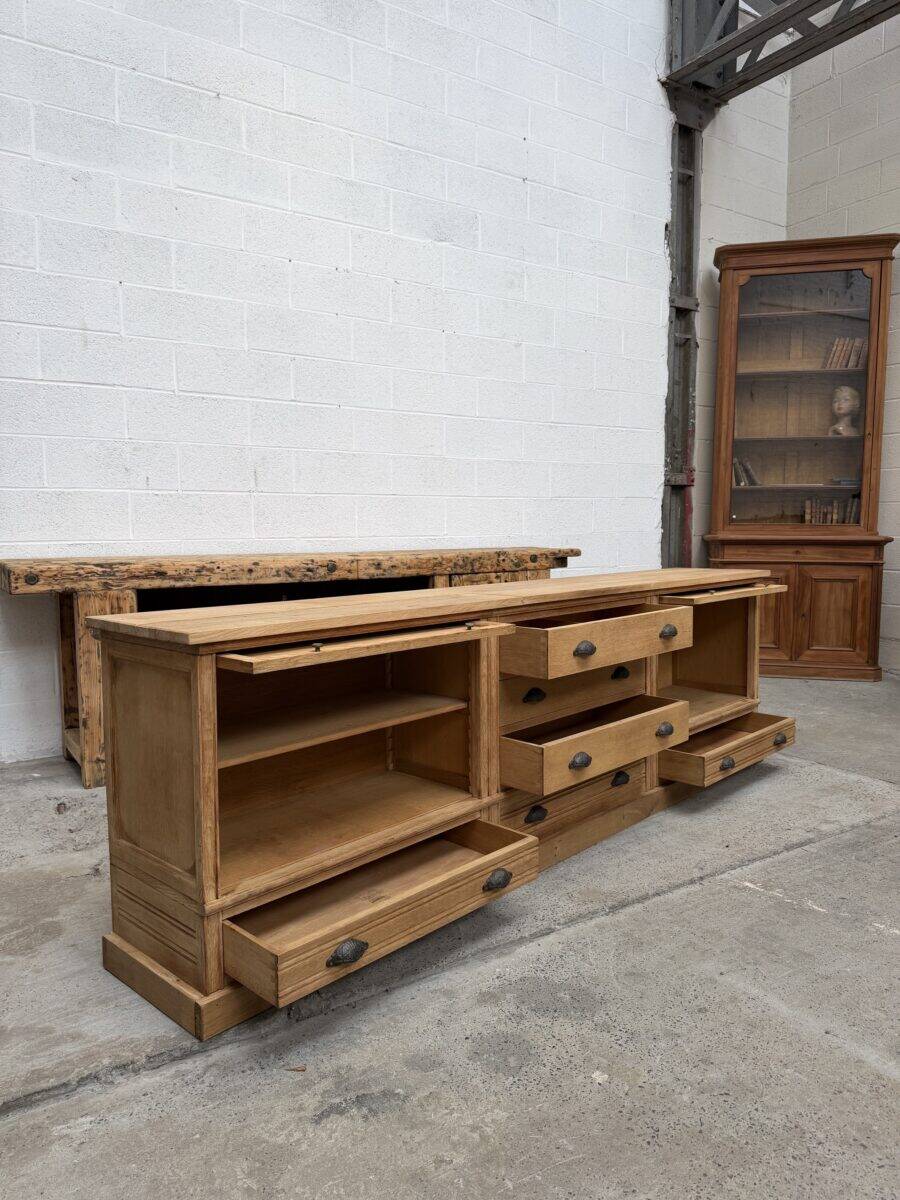 1960s oak workshop furniture