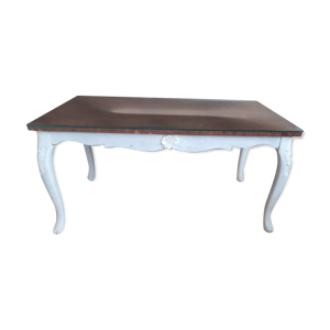 table basse bois patiné