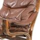 Fauteuil en cuir Westnofa Siesta par Ingmar Relling, 1960