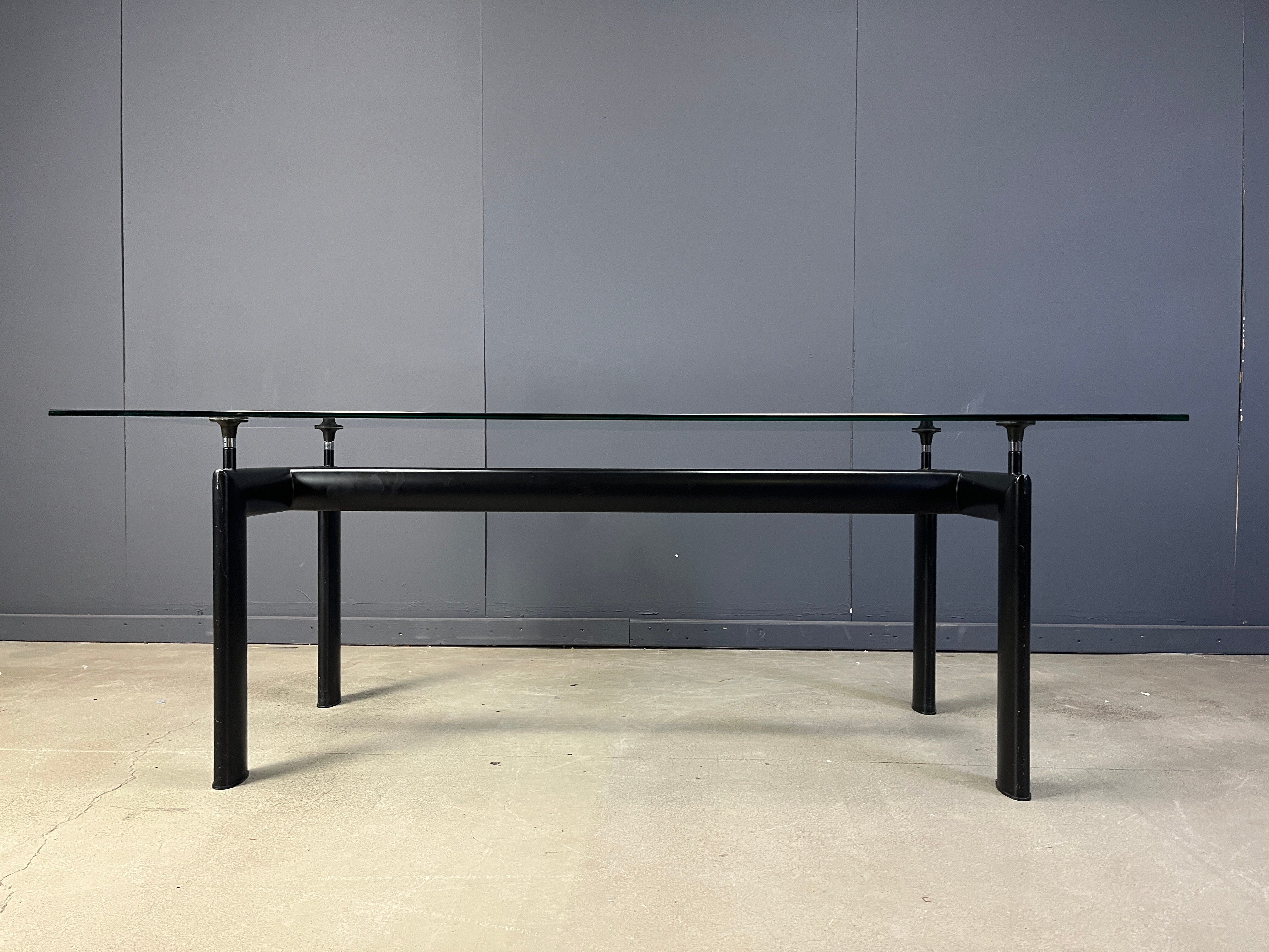 Vintage LC6 dining table by Le Corbusier for Cassina, 1990s