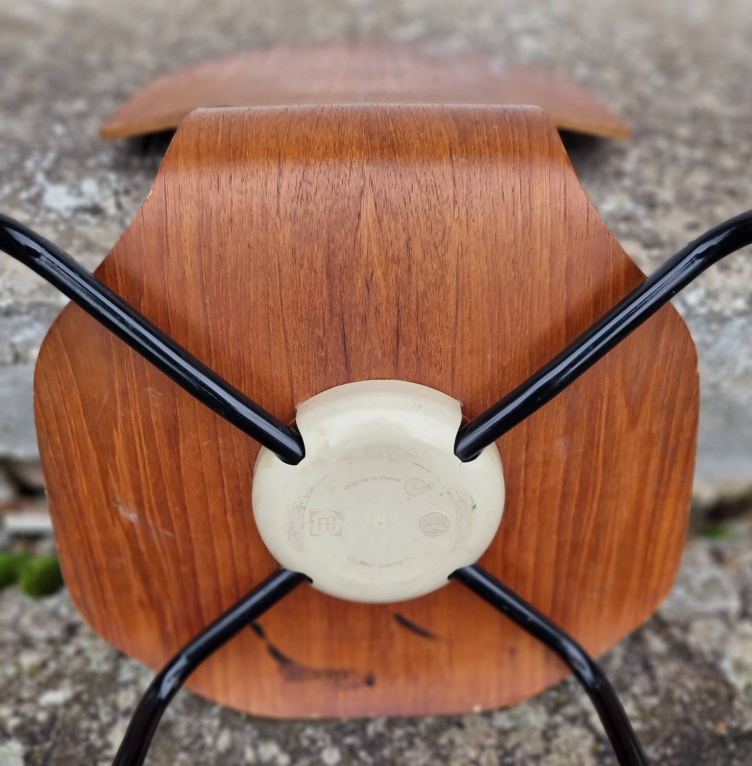 Hammer chair 3123 by Arne Jacobsen for Fritz Hansen in 1969, children's model