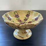 Fruit bowl with floral decoration