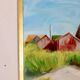 Original Swedish oil painting on canvas "Light in the Darkness"