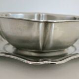 Patinated stainless steel sauceboat