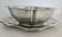 Patinated stainless steel sauceboat
