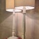 paire de lampe geante de salon bois patiné 69x28 cm elec ok tres belle