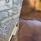 Chaise Baumann plexiglass et métal