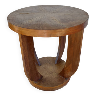 guéridon art déco rond, 4 pieds