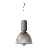 Suspension industrielle corps aluminium diffuseur méthacrylate vintage 70