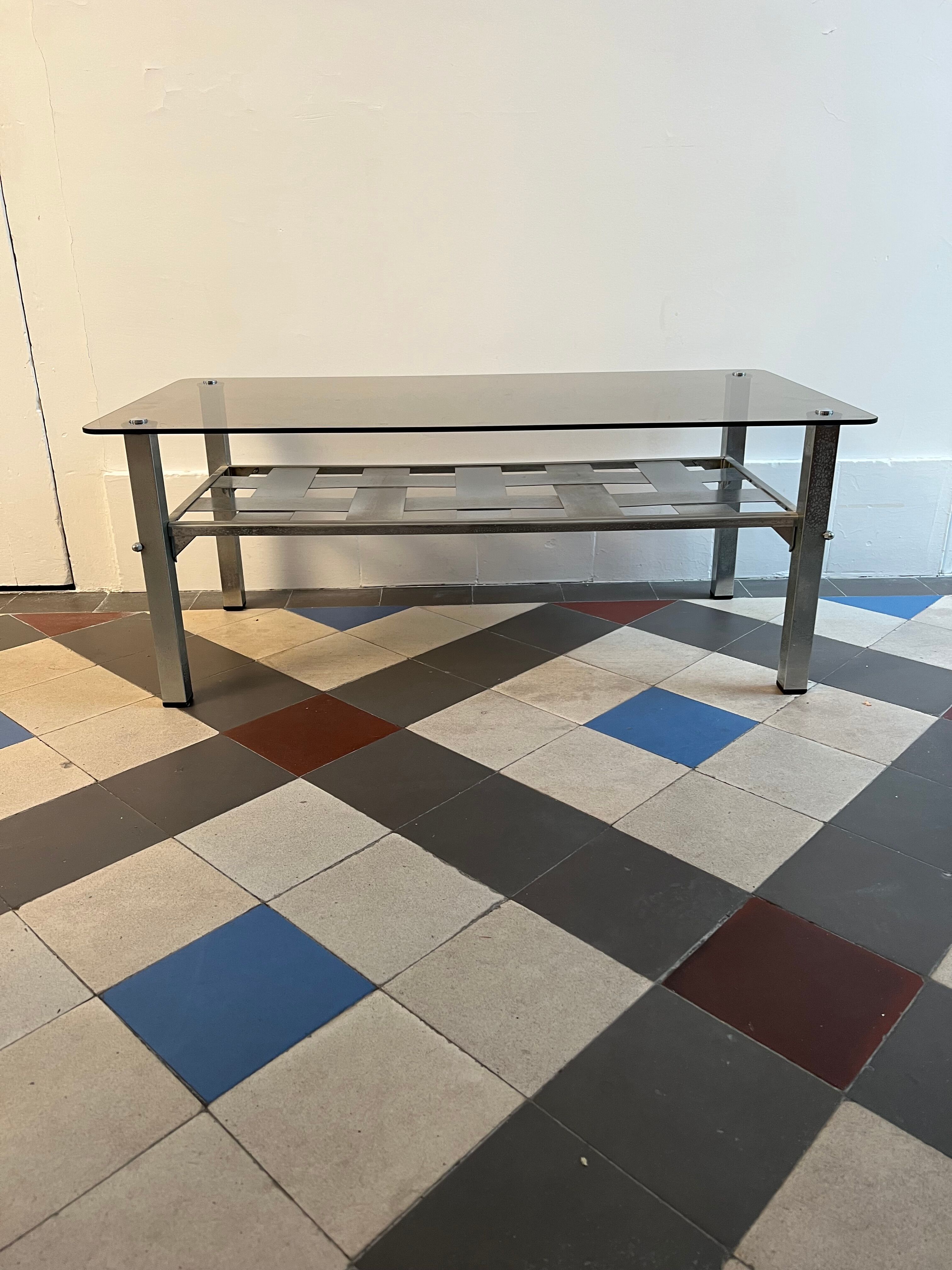 Vintage coffee table design 1970.