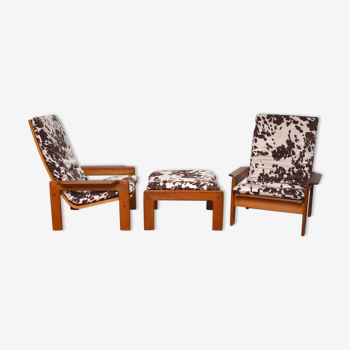 Pair of Danish chairs in teak, 1960s
