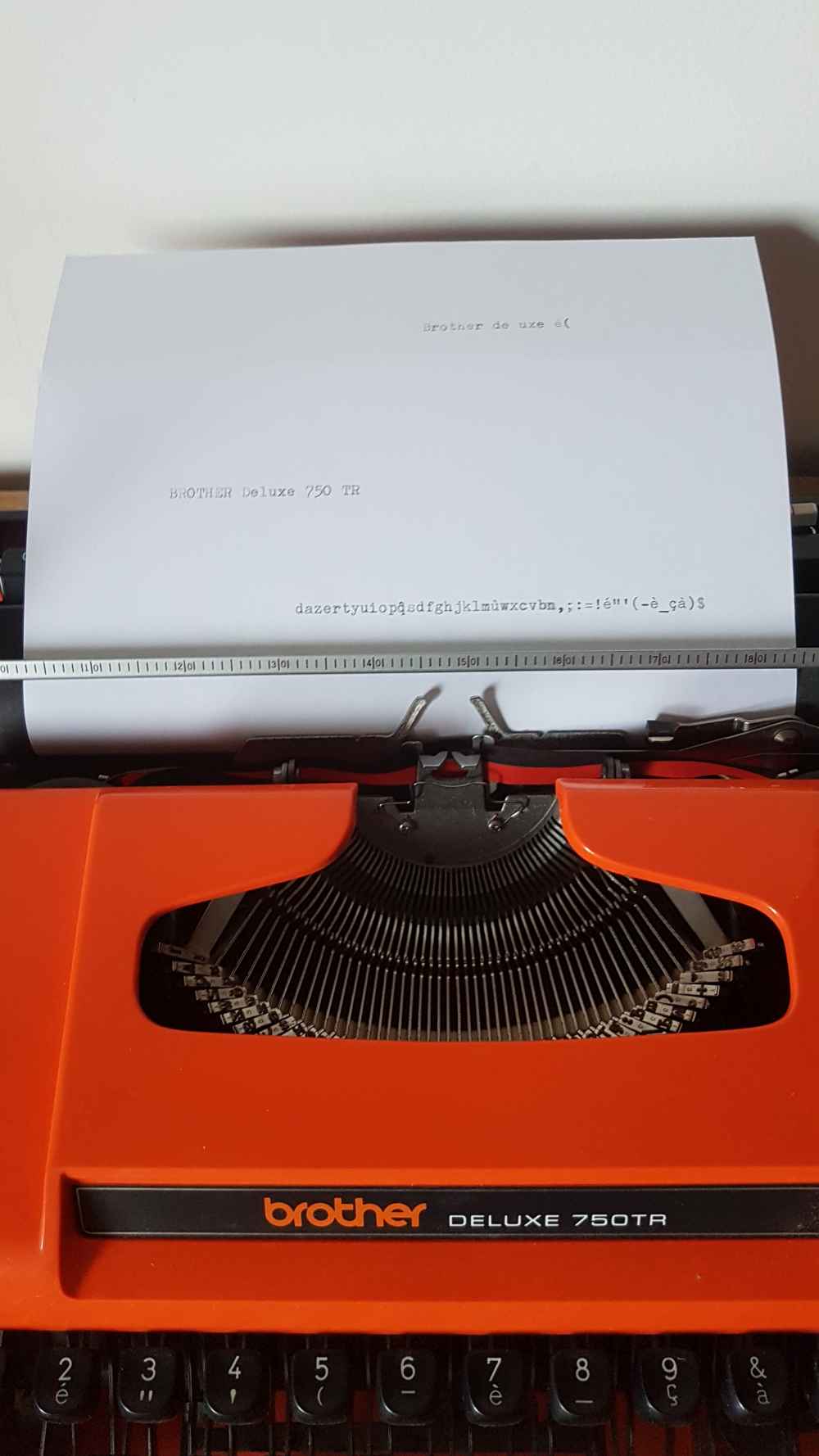 Typewriter Brother Deluxe 750 TR
