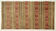 Anatolian handmade kilim rug 276 cm x 144 cm