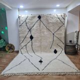 Handmade wool Berber rug 300X200 cm