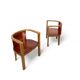 Paire de fauteuils modernistes allemands des années 1930