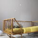 Extendable bed rattan