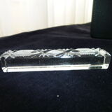 Set of 6 rectangular shaped lead crystal knife holders