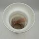 Flamed opaline vase