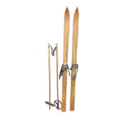 Skis bois enfant