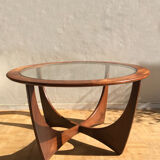 Round teak coffee table Astro - designer Victor Wilkins - Edition G Plan - 1960s