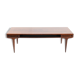 Rectangular Rosewood Coffee Table with Two Drawers, Denmark