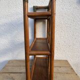 Etagère rotin verni