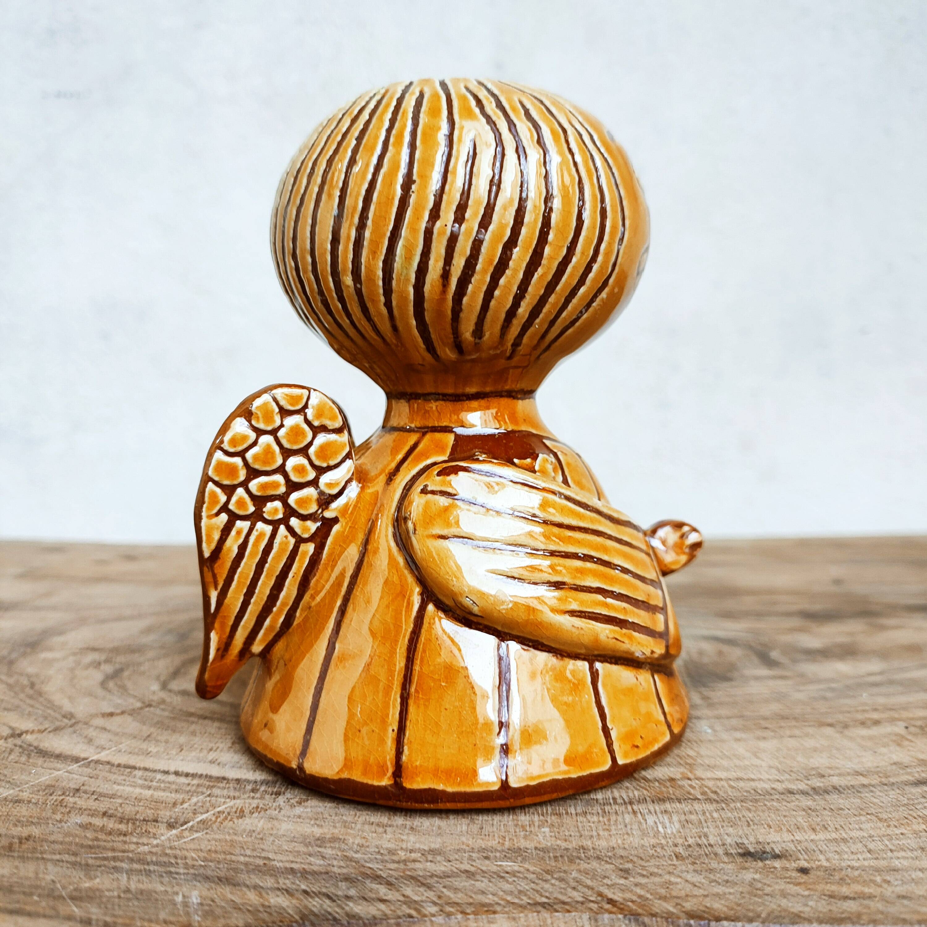 Ceramic angel, candle holder or vase