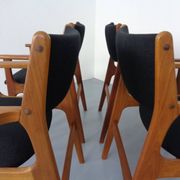 Mid-Century Danish Armchairs in Teak, 1960s, Set of 4
