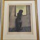 Michel Mathonnat, A Wait So Long, Signed etching, 63 x 77 cm