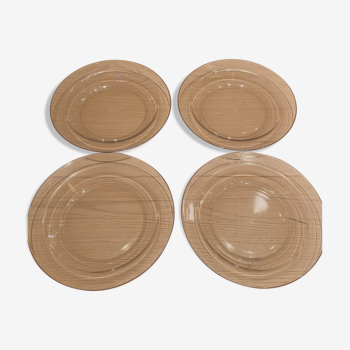 Set of 4 hollow plates Arcopal