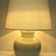 vintage soft light green cracked ceramic lamp foot