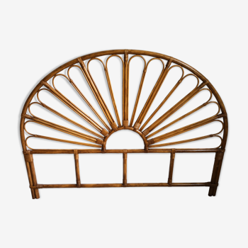 Rattan headboard 2 people