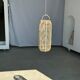 Small lantern-shaped rattan suspension H35 D15