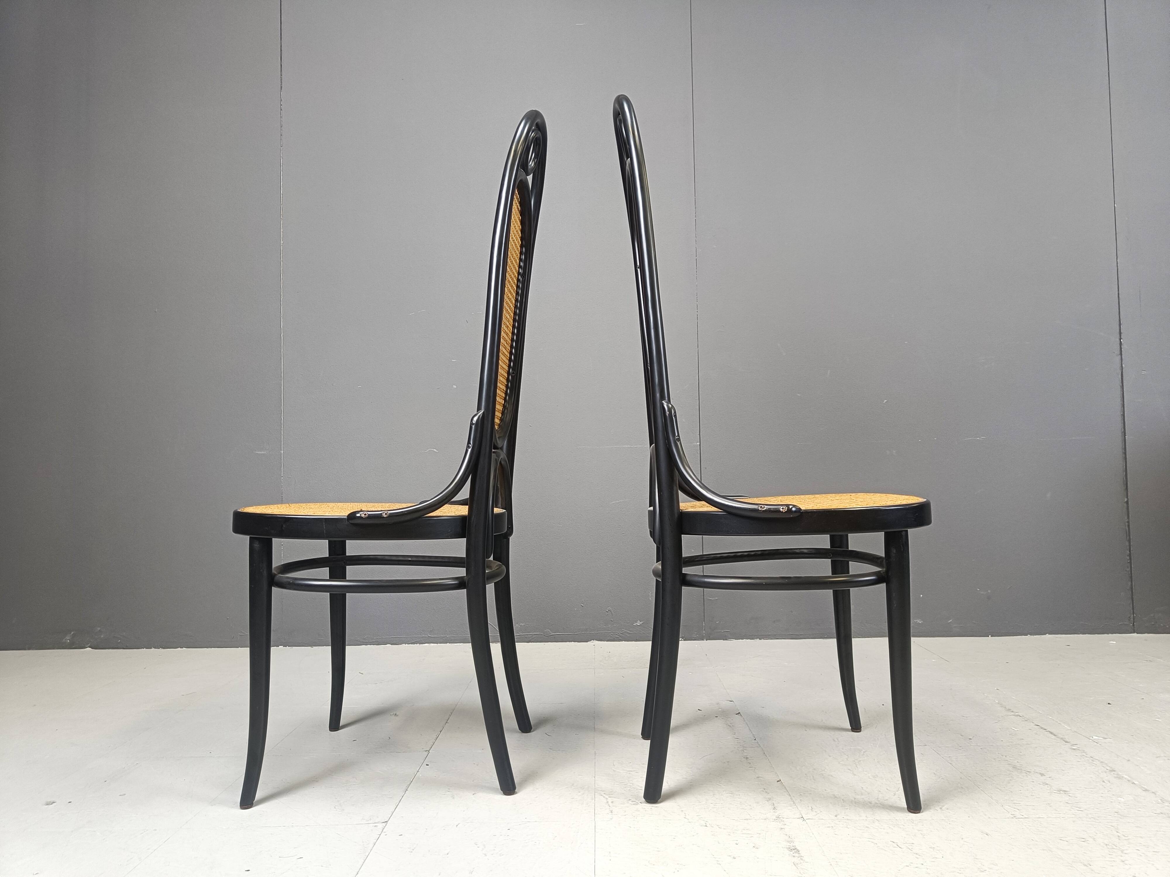 Thonet No. 207 “Long John” Dining Chairs, Set of 6, 1981
