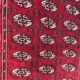 Tapis vintage turkmen afghan Boukhara 102X130