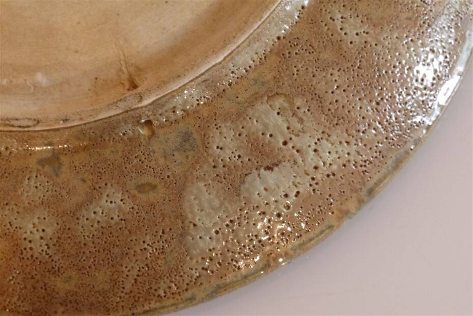 Art Nouveau ceramic plate by Henri Gandais 1930