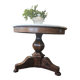 Restoration guéridon in mahogany and marble