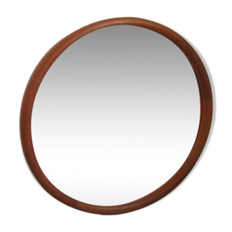 Miroir en teck Danemark Vildbjerg Furniture Factory, années 1960 - 60cm