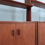 Mid century modular teak bookcase AV Arredamenti 1960s
