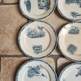 Set of 6 pexonne plates