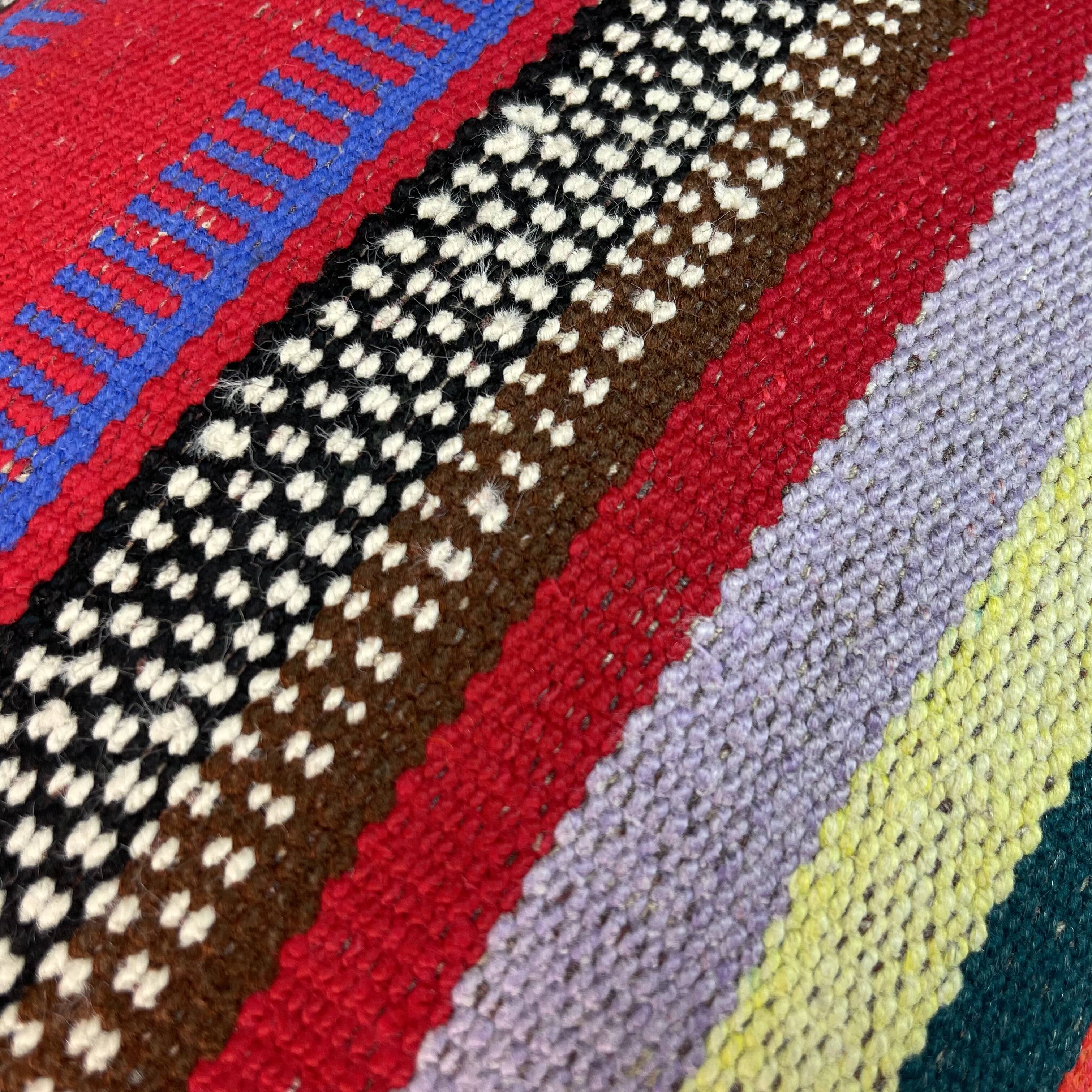 Turkish handmade kilim cushion cover , 30 x 50 cm
