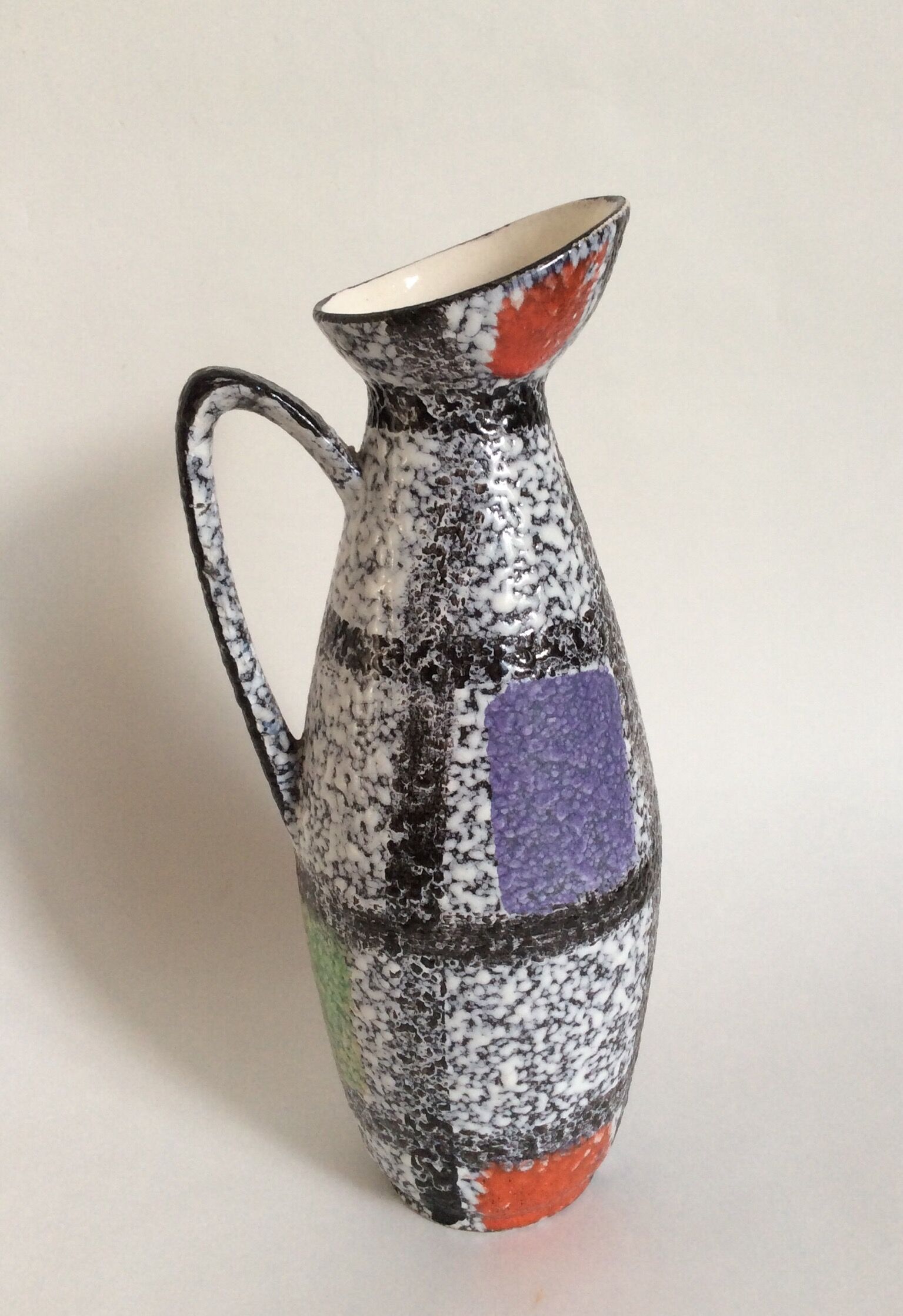Pitcher ceramic pitcher West Germany 60 years