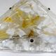 Large triangular glass wall & ceiling lamp, 1960’s
