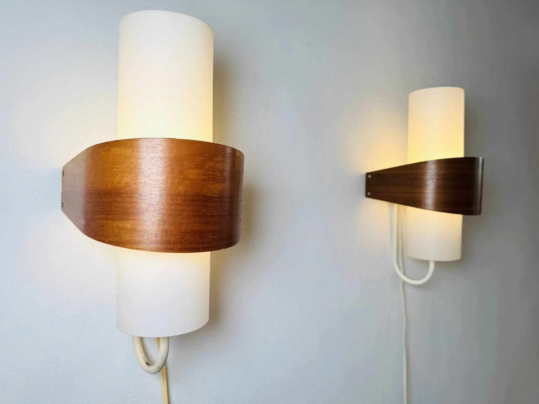 Nx40 Wall Lamps By Louis Kalff For Philips, The Netherlands, 1950S
