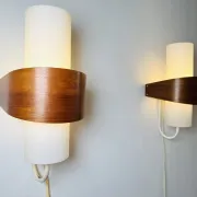 Nx40 Wall Lamps By Louis Kalff For Philips, The Netherlands, 1950S